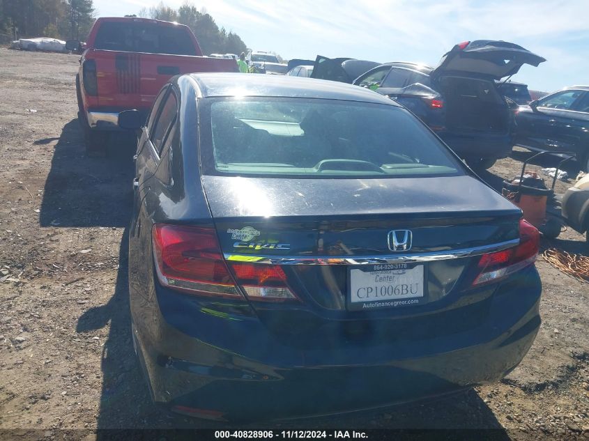 2013 Honda Civic Lx VIN: 2HGFB2F58DH301539 Lot: 40828906