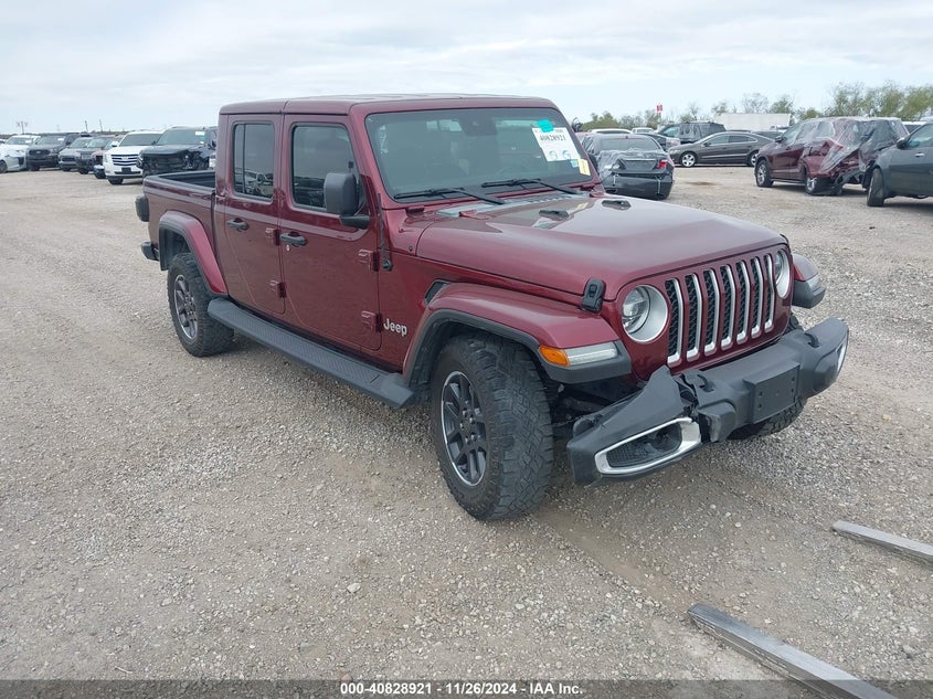 Vin: 1c6hjtfg1ml549028, lot: 41318523, jeep gladiator overland 4x4 2021 img_1