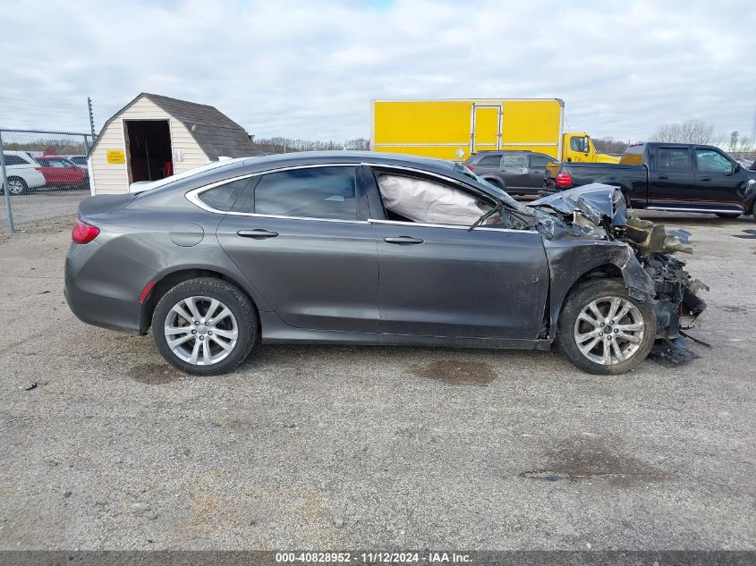 2015 Chrysler 200 Limited VIN: 1C3CCCAB5FN759491 Lot: 40828952