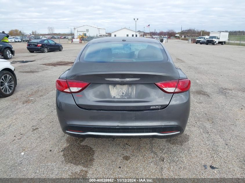 2015 Chrysler 200 Limited VIN: 1C3CCCAB5FN759491 Lot: 40828952