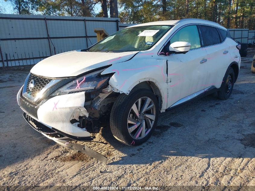 2021 Nissan Murano Sl Fwd VIN: 5N1AZ2CJ3MC101558 Lot: 40828974