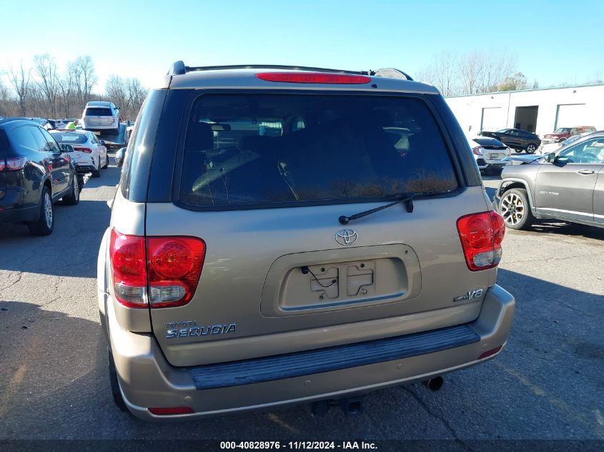 2007 Toyota Sequoia Limited V8 VIN: 5TDZT38A47S288626 Lot: 40828976