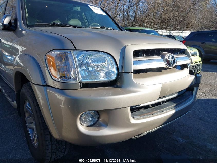 2007 Toyota Sequoia Limited V8 VIN: 5TDZT38A47S288626 Lot: 40828976