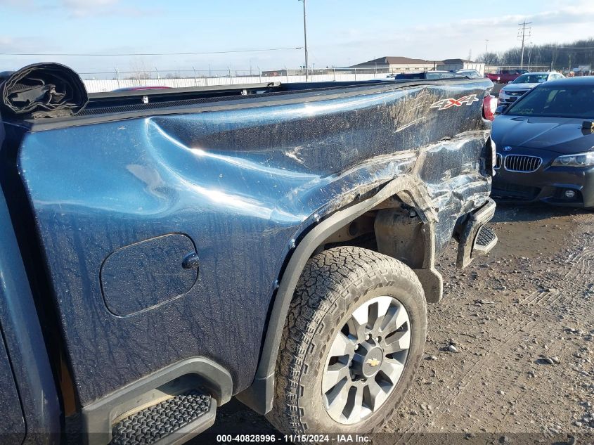 2022 Chevrolet Silverado 2500Hd 4Wd Standard Bed Custom VIN: 2GC4YME76N1228815 Lot: 40828996