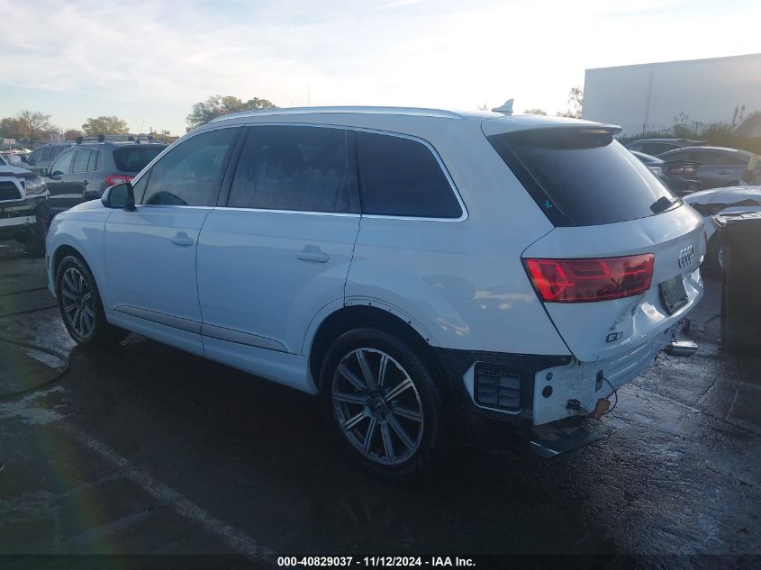 2019 Audi Q7 55 Premium/55 Se Premium VIN: WA1LAAF77KD007411 Lot: 40829037