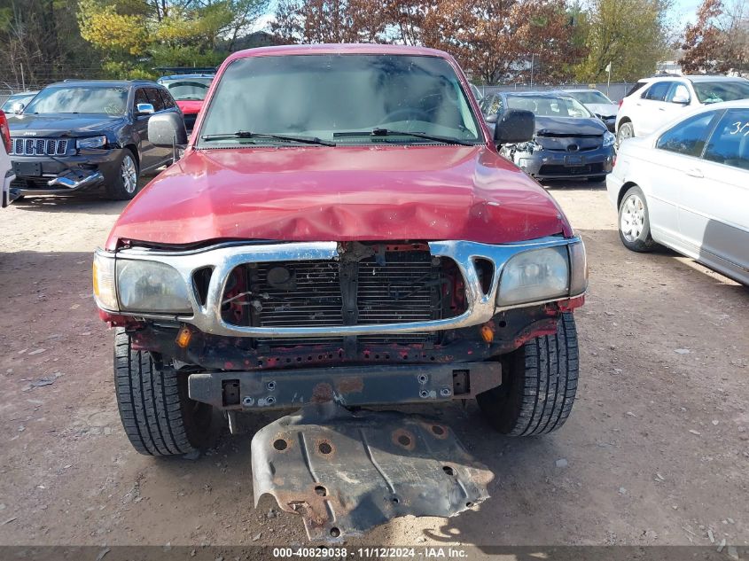 2004 Toyota Tacoma Base V6 VIN: 5TEWN72N84Z449316 Lot: 40829038