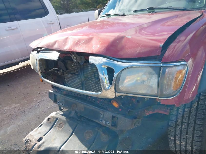 2004 Toyota Tacoma Base V6 VIN: 5TEWN72N84Z449316 Lot: 40829038