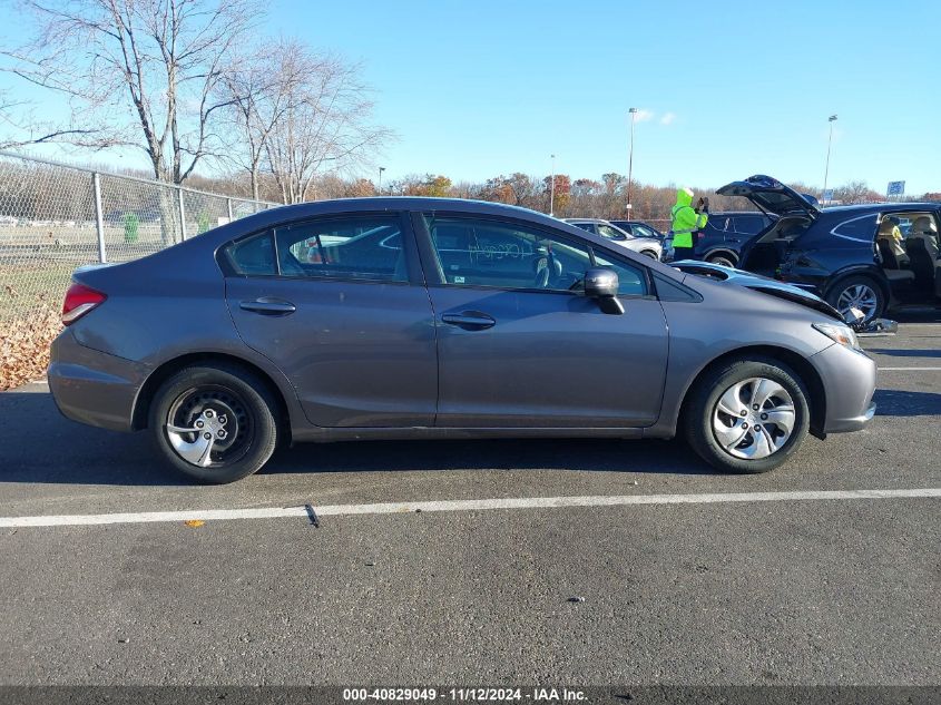 2014 Honda Civic Lx VIN: 19XFB2F5XEE231523 Lot: 40829049