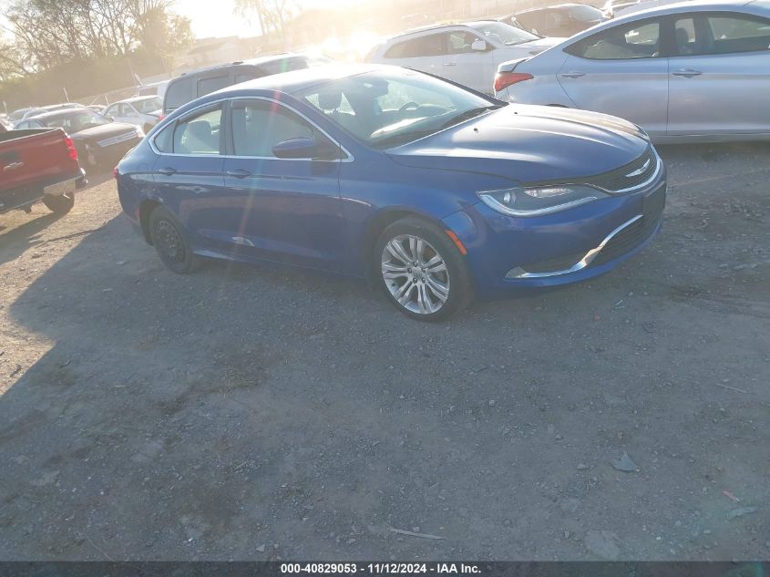 VIN 1C3CCCAB3FN556230 2015 CHRYSLER 200 no.1