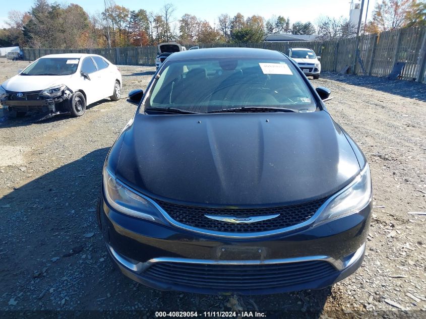 2016 Chrysler 200 Limited VIN: 1C3CCCAGXGN141029 Lot: 40829054