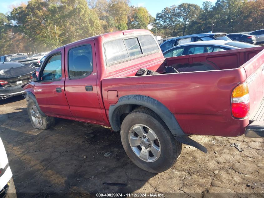 2003 Toyota Tacoma Prerunner V6 VIN: 5TEGN92N93Z254971 Lot: 40829074