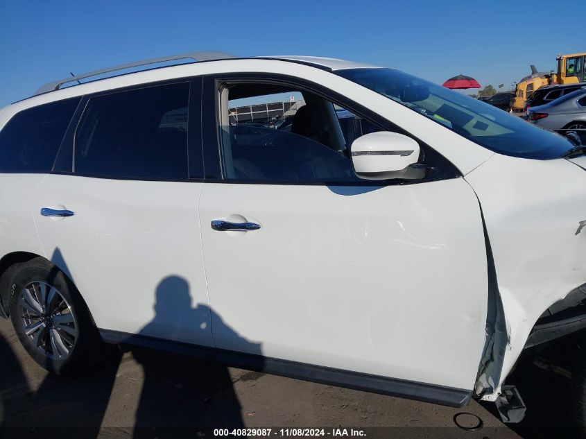 2018 Nissan Pathfinder Sv VIN: 5N1DR2MN5JC603711 Lot: 40829087