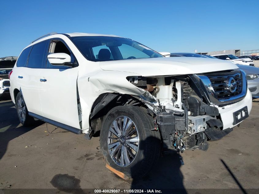 2018 Nissan Pathfinder Sv VIN: 5N1DR2MN5JC603711 Lot: 40829087