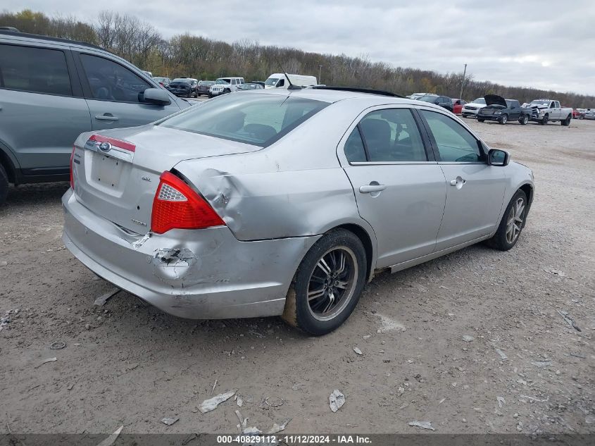 2012 Ford Fusion Sel VIN: 3FAHP0JG6CR272573 Lot: 40829112