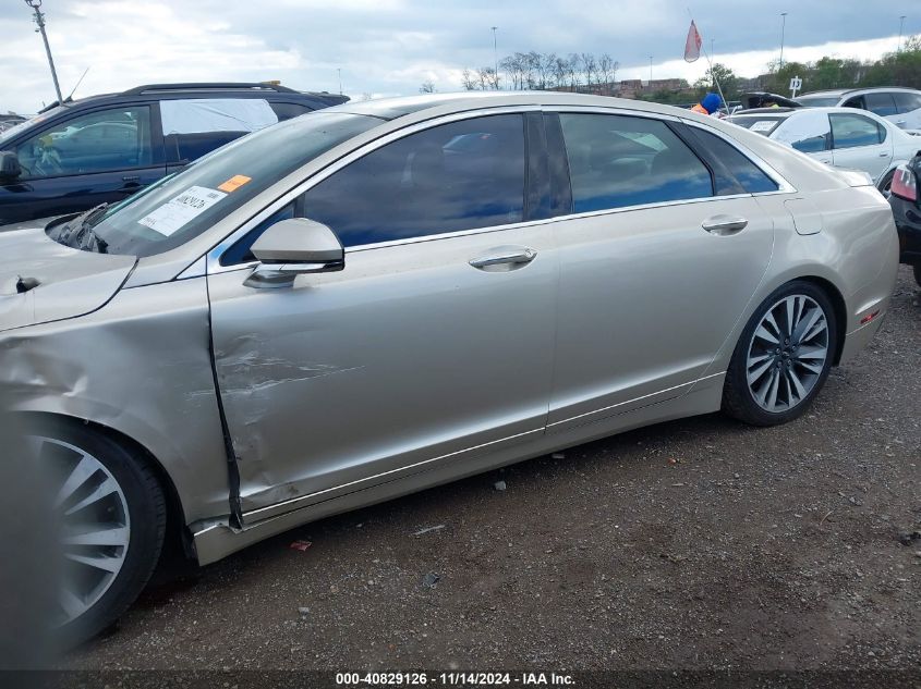 2017 Lincoln Mkz Reserve VIN: 3LN6L5FC3HR618291 Lot: 40829126