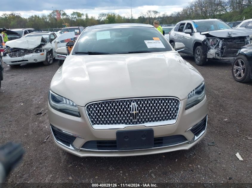 2017 Lincoln Mkz Reserve VIN: 3LN6L5FC3HR618291 Lot: 40829126