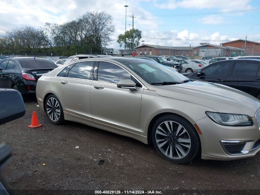 2017 Lincoln Mkz Reserve VIN: 3LN6L5FC3HR618291 Lot: 40829126