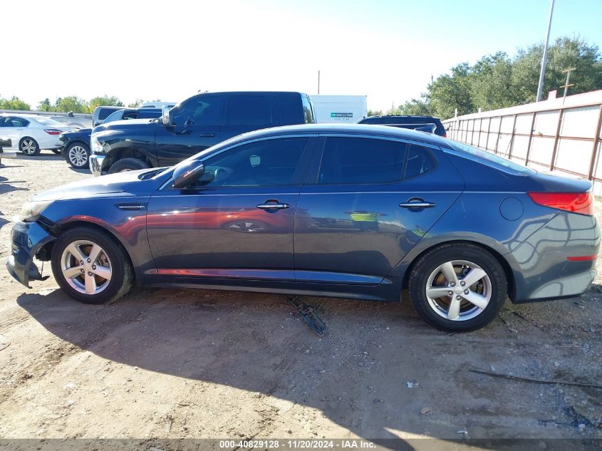 2015 Kia Optima Lx VIN: 5XXGM4A72FG483715 Lot: 40829128