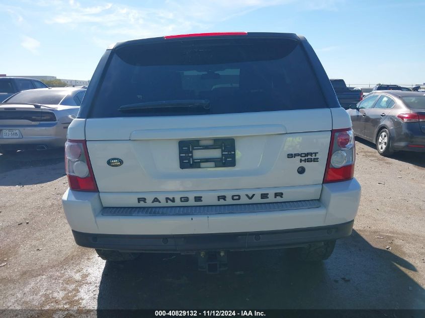 2009 Land Rover Range Rover Sport Hse VIN: SALSK25479A214624 Lot: 40829132