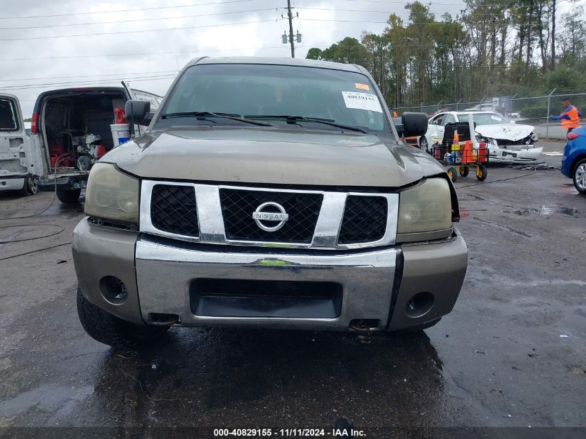 2006 Nissan Titan Se VIN: 1N6BA07B06N526053 Lot: 40829155