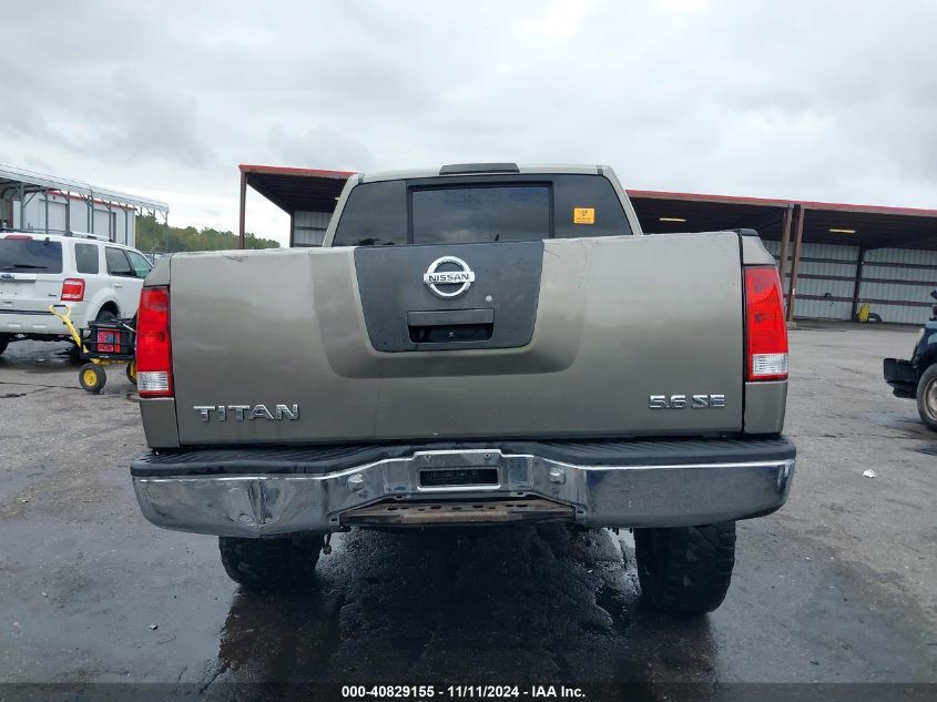 2006 Nissan Titan Se VIN: 1N6BA07B06N526053 Lot: 40829155