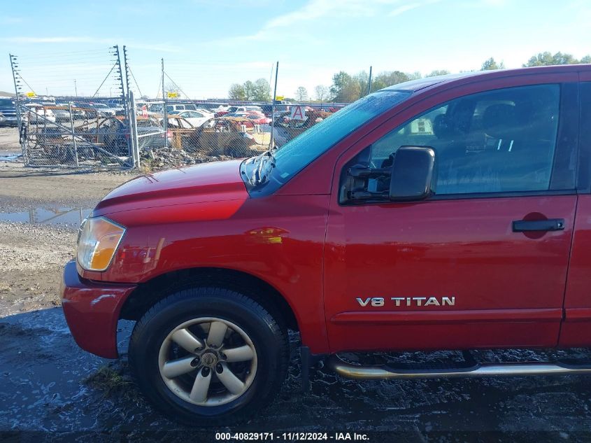 2008 Nissan Titan Se VIN: 1N6BA06A08N325068 Lot: 40829171