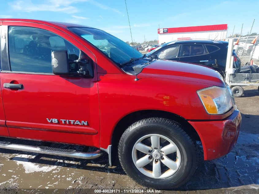 2008 Nissan Titan Se VIN: 1N6BA06A08N325068 Lot: 40829171