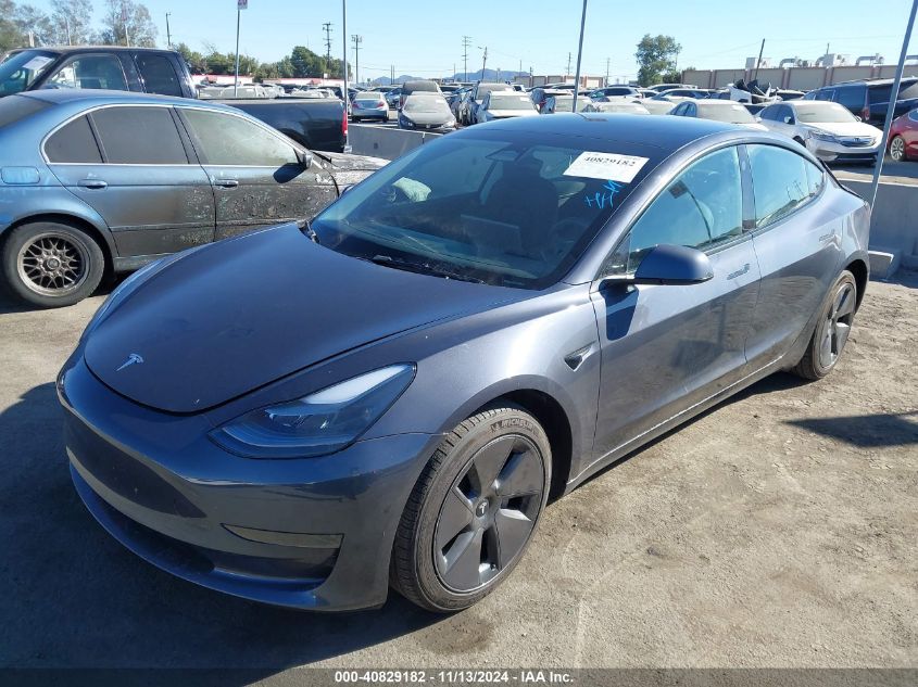 VIN 5YJ3E1EA3PF680722 2023 TESLA MODEL 3 no.2