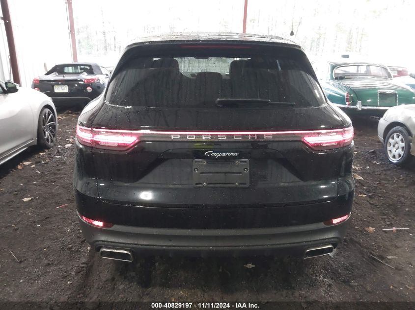 2020 Porsche Cayenne VIN: WP1AA2AY8LDA06206 Lot: 40829197