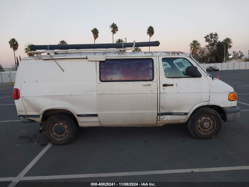 2001 Dodge Ram Van 2500 Conversion VIN: 2B7JB21Y91K560484 Lot: 40829241