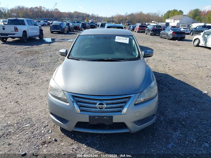 2013 Nissan Sentra S VIN: 3N1AB7APXDL761083 Lot: 40829248