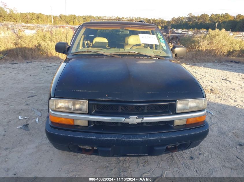 1999 Chevrolet Blazer Trailblazer VIN: 1GNDT13W4X2205499 Lot: 40829324