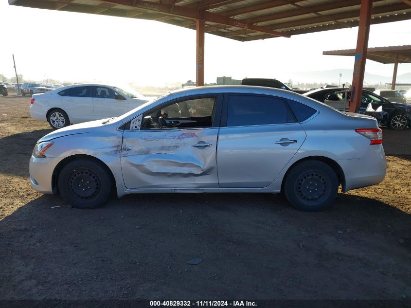 2014 Nissan Sentra Fe+ S/Fe+ Sv/S/Sl/Sr/Sv VIN: 3N1AB7AP4EY215674 Lot: 40829332