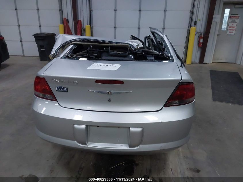 2004 Chrysler Sebring Lx VIN: 1C3EL46X34N256204 Lot: 40829336