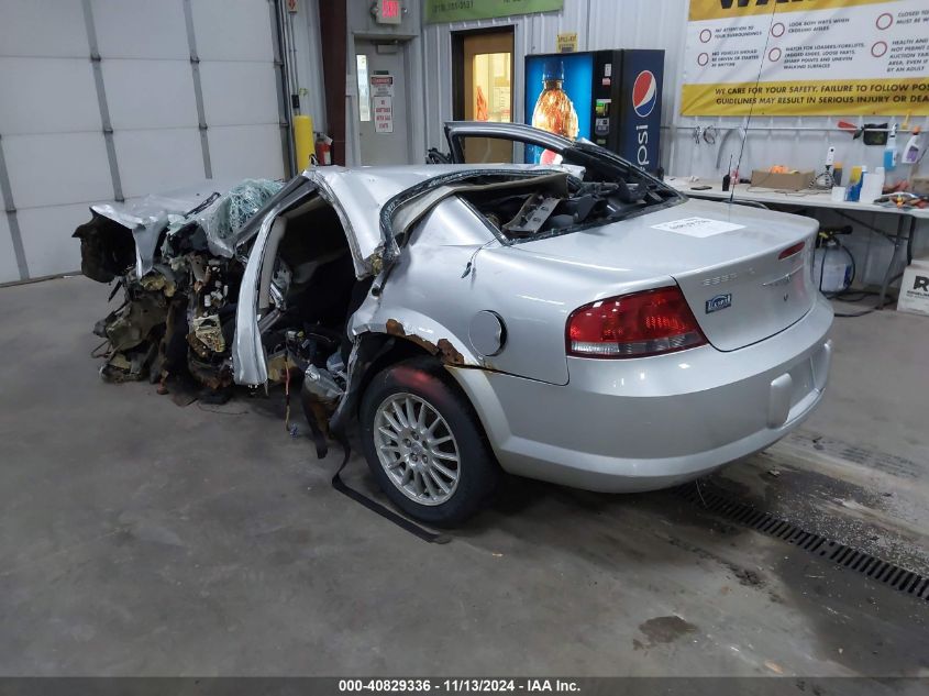 2004 Chrysler Sebring Lx VIN: 1C3EL46X34N256204 Lot: 40829336