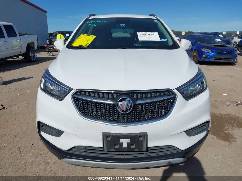 2019 Buick Encore Fwd Preferred VIN: KL4CJASBXKB708224 Lot: 40829341