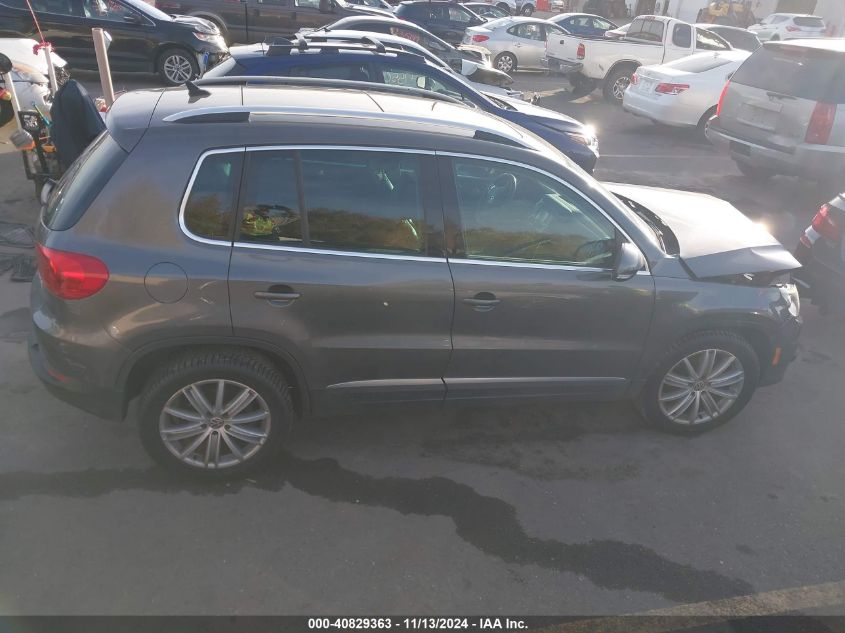 2013 Volkswagen Tiguan Se VIN: WVGBV7AX2DW003379 Lot: 40829363