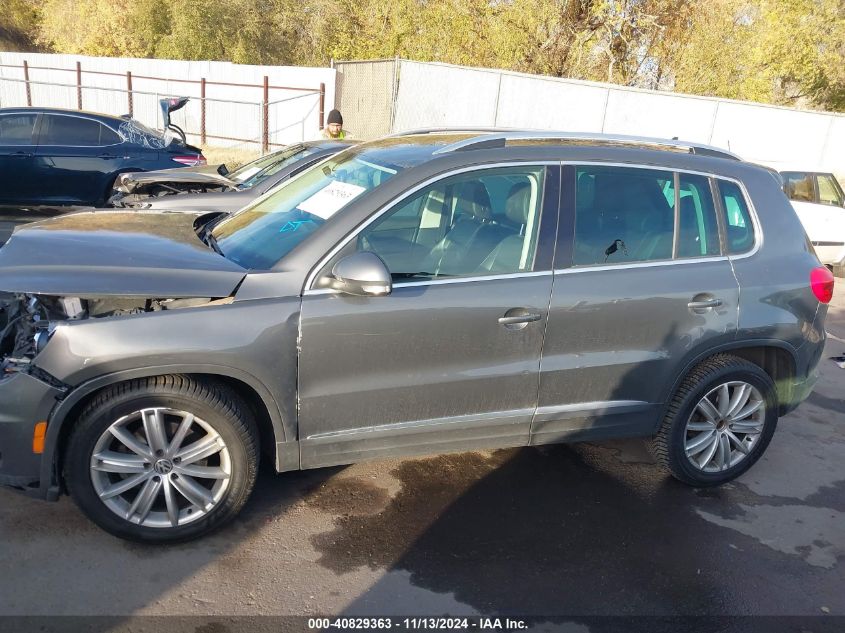 2013 Volkswagen Tiguan Se VIN: WVGBV7AX2DW003379 Lot: 40829363