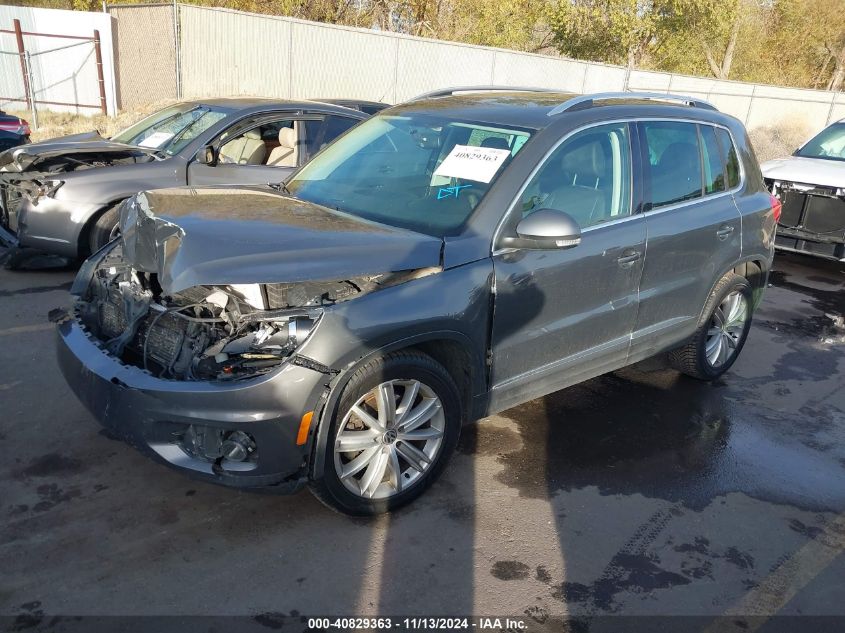 2013 Volkswagen Tiguan Se VIN: WVGBV7AX2DW003379 Lot: 40829363