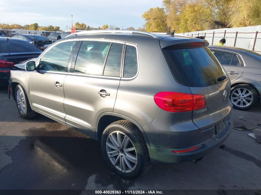 2013 Volkswagen Tiguan Se VIN: WVGBV7AX2DW003379 Lot: 40829363