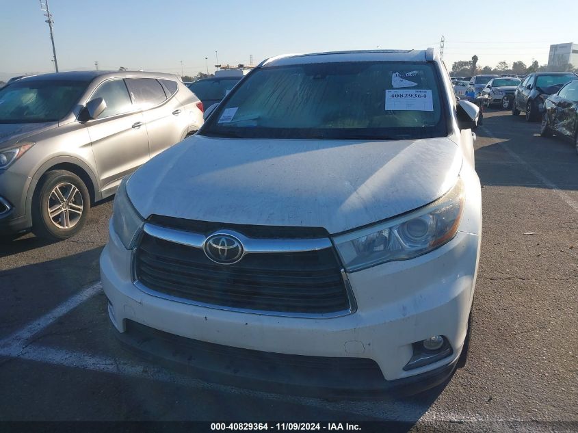 2015 Toyota Highlander Limited Platinum V6 VIN: 5TDYKRFH8FS057891 Lot: 40829364