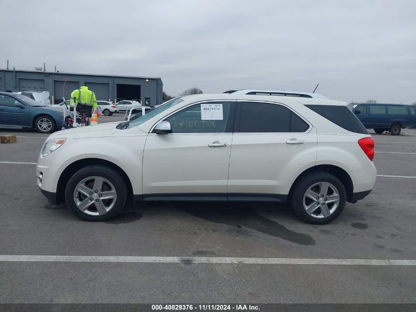 2014 Chevrolet Equinox Ltz VIN: 1GNALDEK7EZ116562 Lot: 40829376