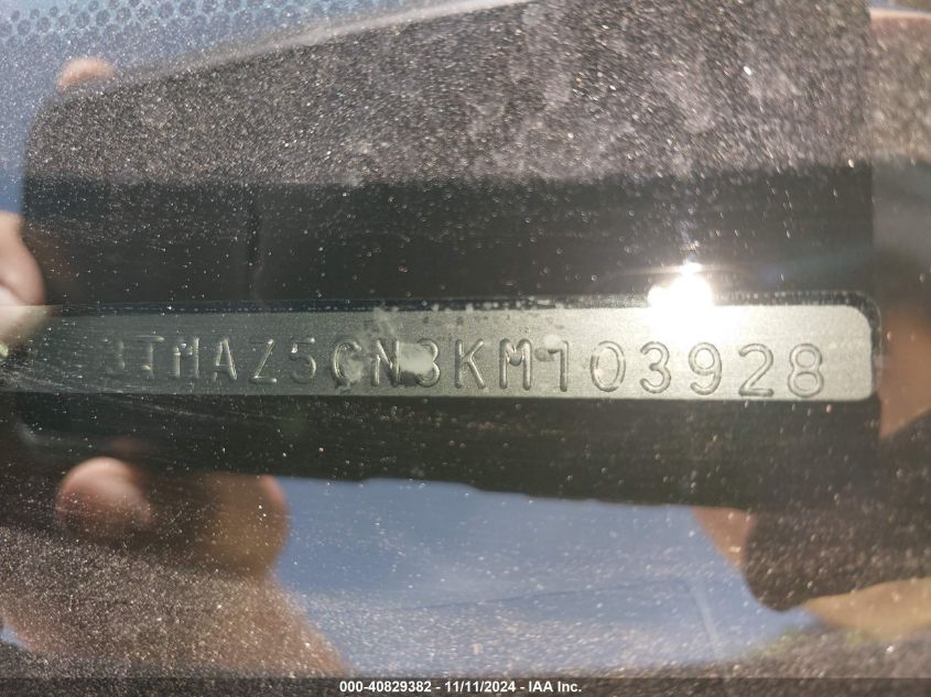 2019 Toyota Tacoma Sr5 V6 VIN: 3TMAZ5CN3KM103928 Lot: 40829382