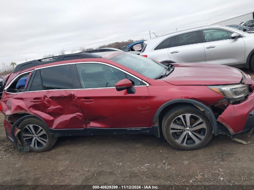 2018 Subaru Outback 2.5I Limited VIN: 4S4BSANC3J3372875 Lot: 40829399