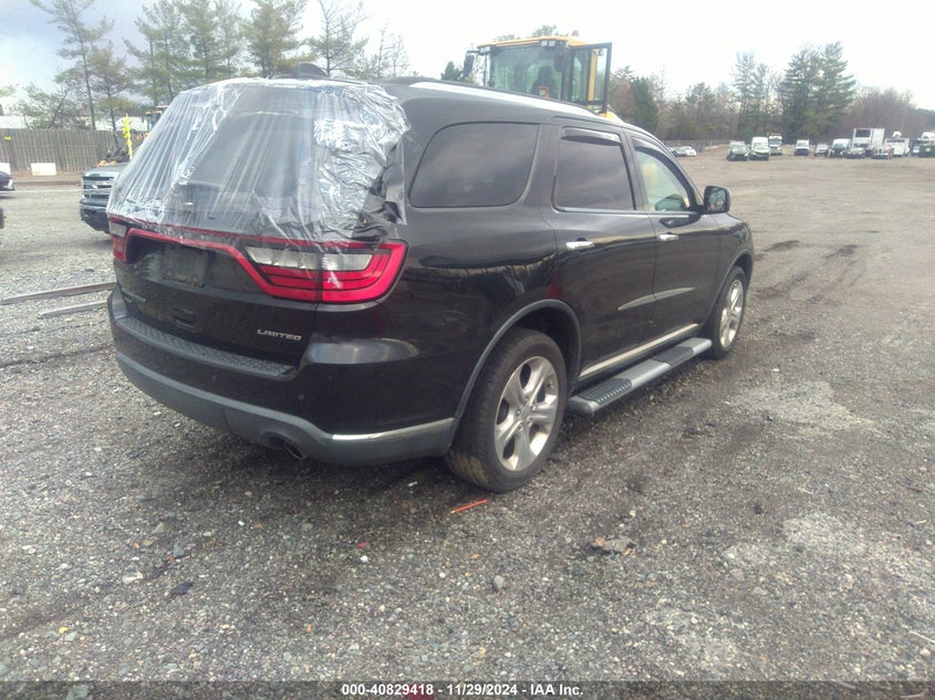 Vin: 1c4rdjdg6ec397163, lot: 41319020, dodge durango limited 20144