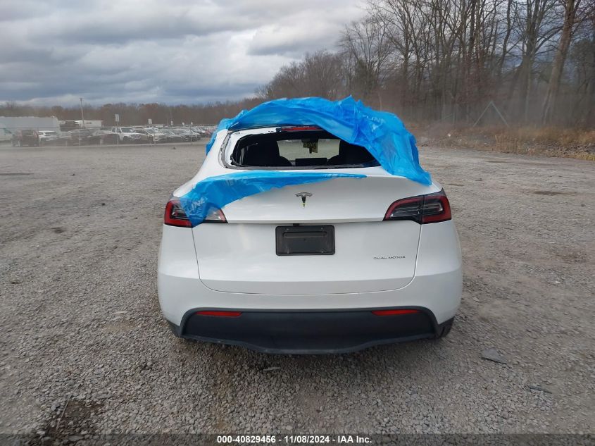 2023 Tesla Model Y Awd/Long Range Dual Motor All-Wheel Drive VIN: 7SAYGDEE1PA173984 Lot: 40829456