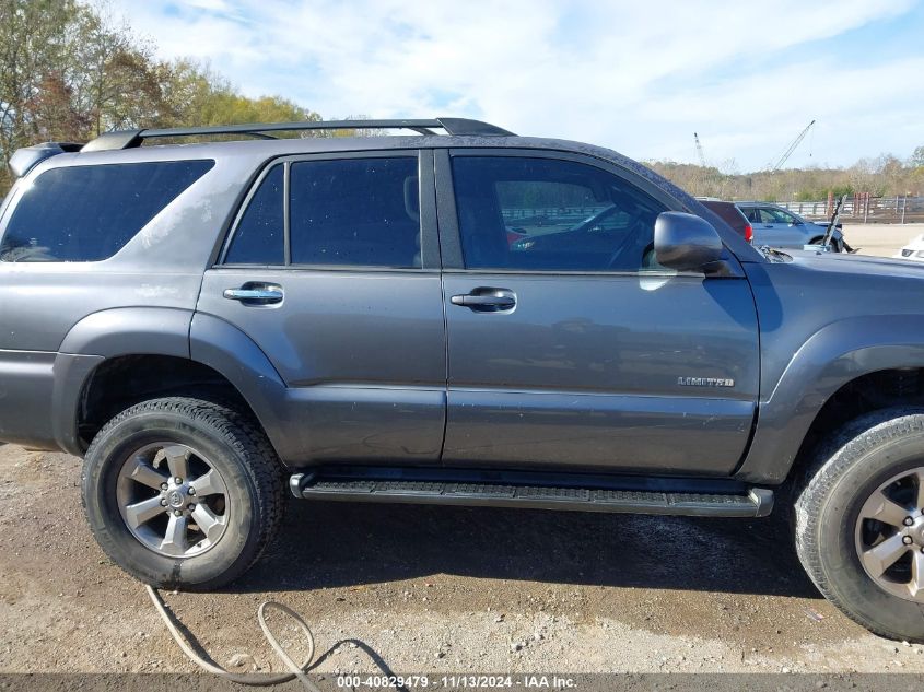 2007 Toyota 4Runner Limited V8 VIN: JTEZT17R170029327 Lot: 40829479