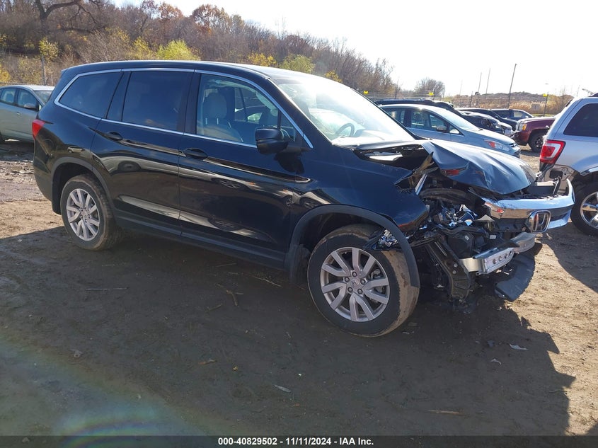 VIN 5FNYF6H15KB048101 2019 HONDA PILOT LX