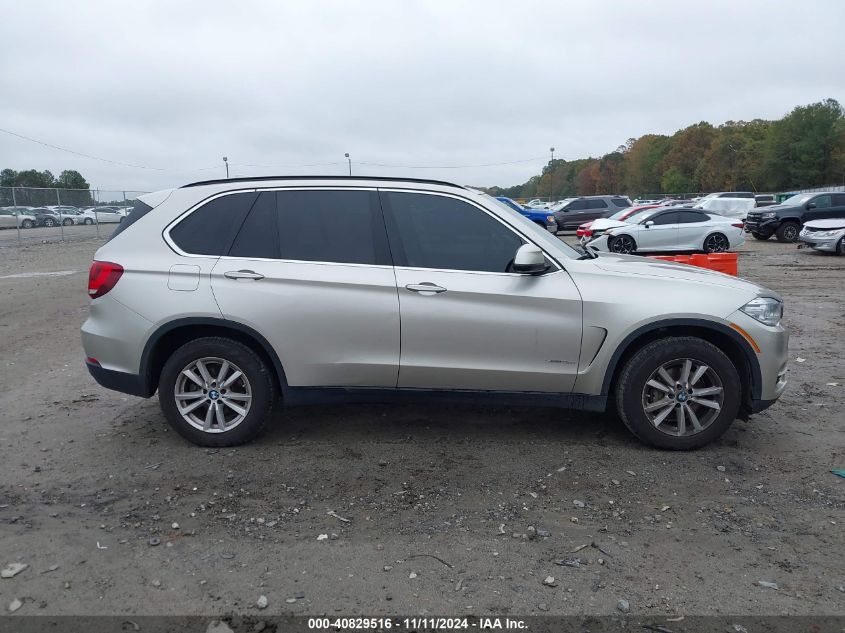 2015 BMW X5 Sdrive35I VIN: 5UXKR2C58F0H36826 Lot: 40829516