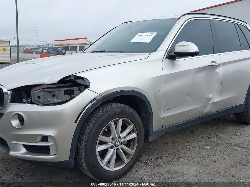 2015 BMW X5 Sdrive35I VIN: 5UXKR2C58F0H36826 Lot: 40829516